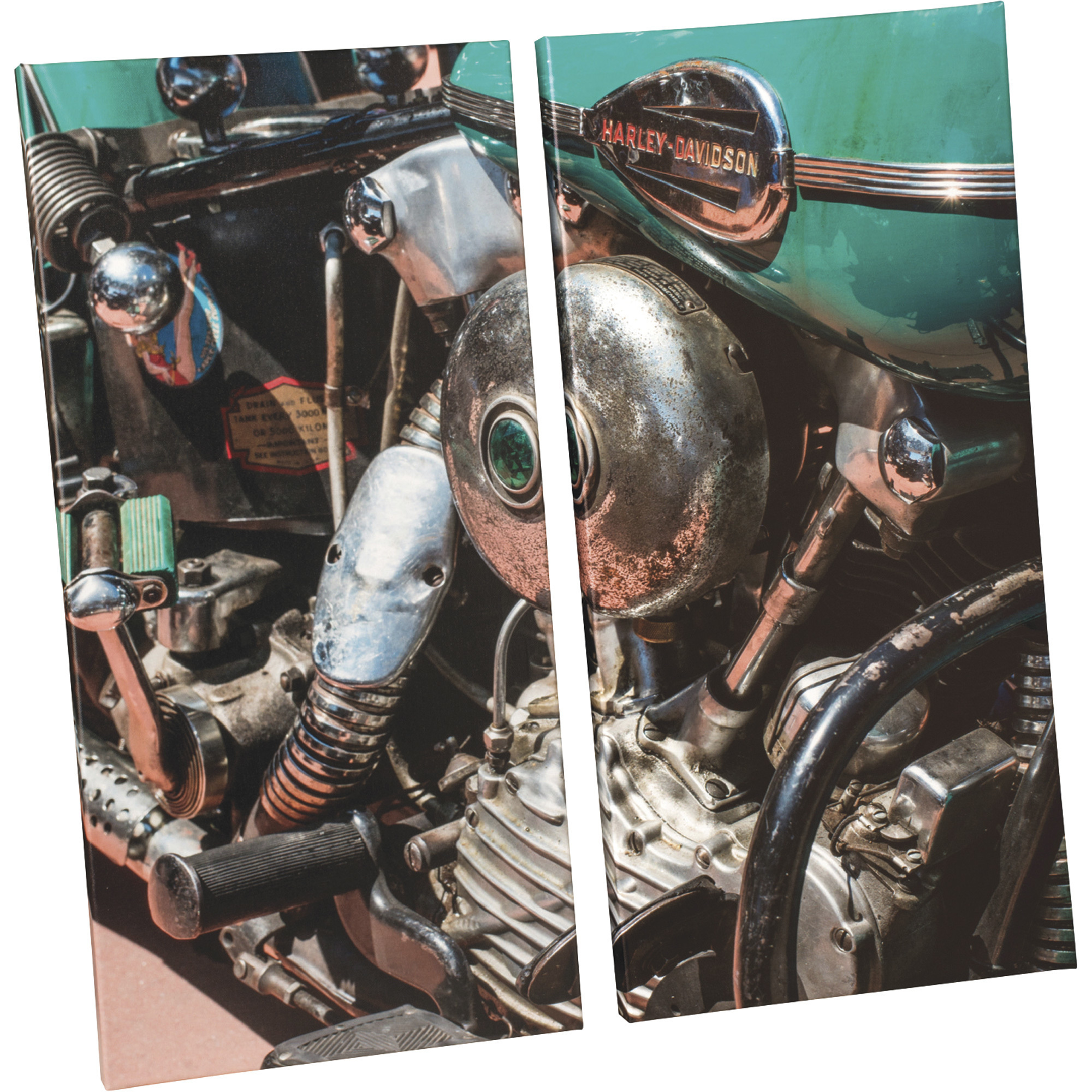 Harley-Davidson Vintage Knucklehead Canvas Print, Model# HDL-15707